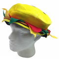 BURGER HAT Costume Party Adult Unisex Novelty Cap Funny Fast Food Hamburger V563-BURGERHAT