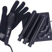 H2D X3 Professional Hair Curling Wand Ceramic Curler Roller - Black V563-BX3