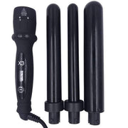 H2D X3 Professional Hair Curling Wand Ceramic Curler Roller - Black V563-BX3
