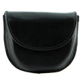 Milleni Genuine Leather Coin Purse Holder Wallet with Belt Loop - Black V563-C-4728-BLK