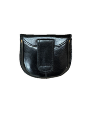 Milleni Genuine Leather Coin Purse Holder Wallet with Belt Loop - Black V563-C-4728-BLK