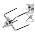2pcs Rotisserie Spit Forks Roast Chicken Fork Kabob Skewer BBQ Spit Forks Gyro V563-C04-GYROFORKS