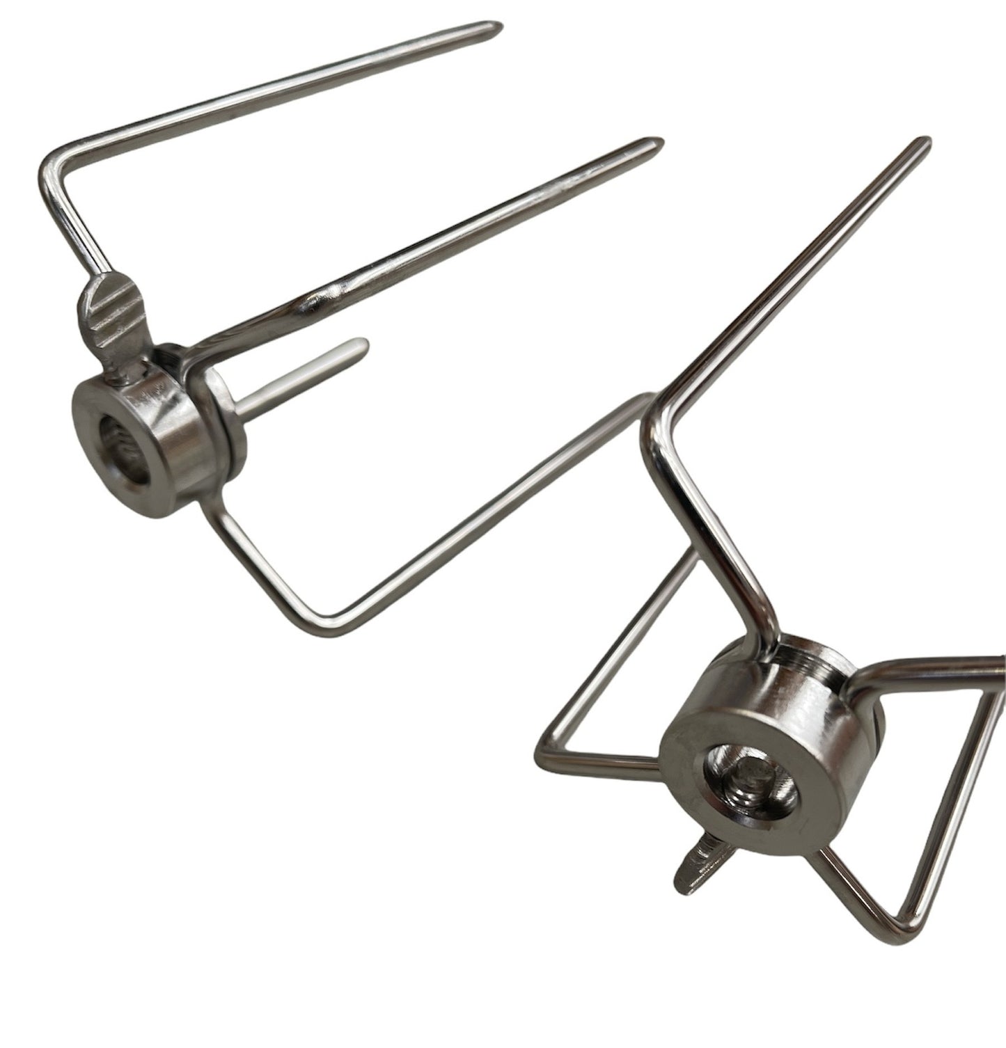 2pcs Rotisserie Spit Forks Roast Chicken Fork Kabob Skewer BBQ Spit Forks Gyro V563-C04-GYROFORKS
