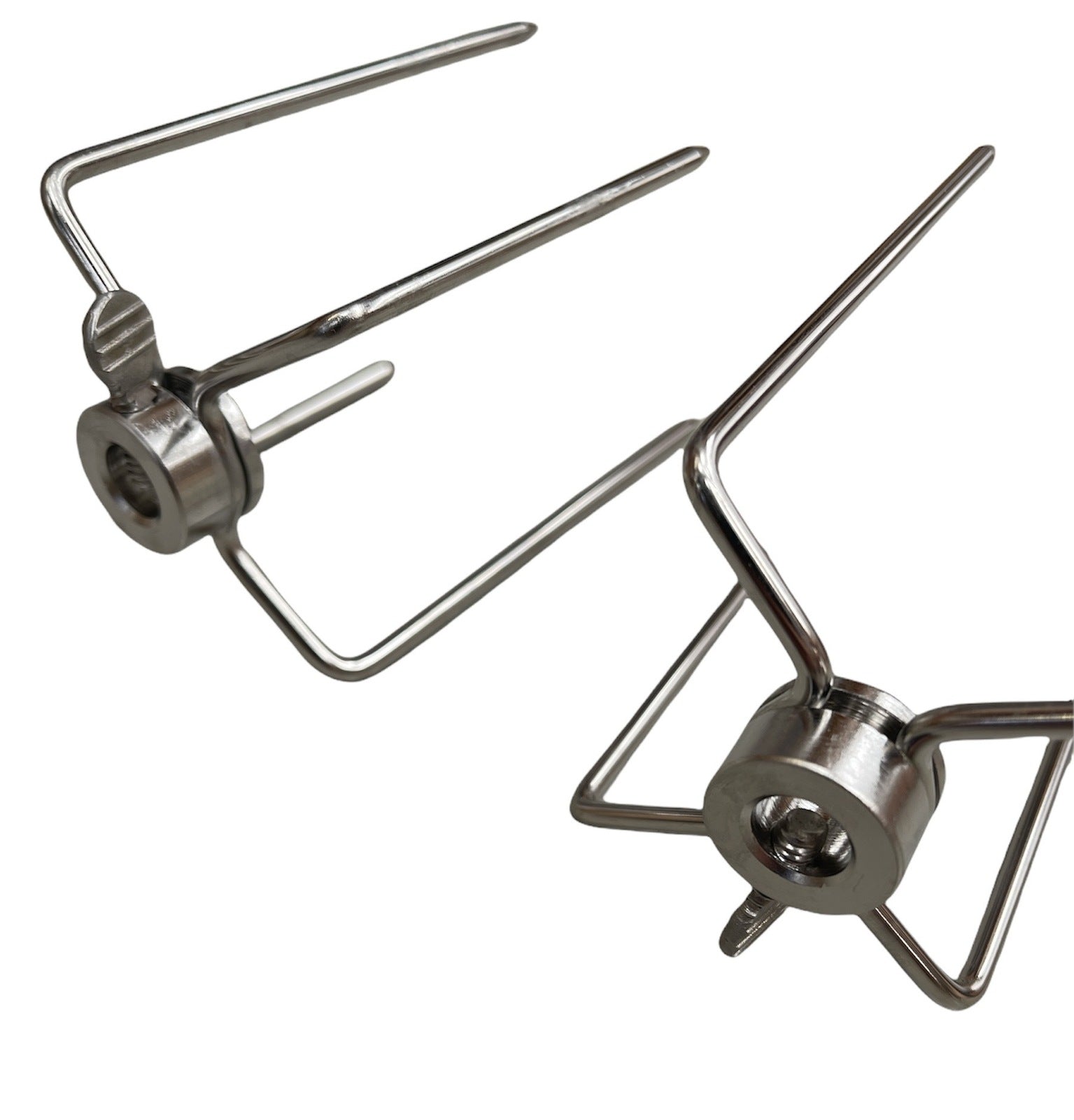 2pcs Rotisserie Spit Forks Roast Chicken Fork Kabob Skewer BBQ Spit Forks Gyro V563-C04-GYROFORKS