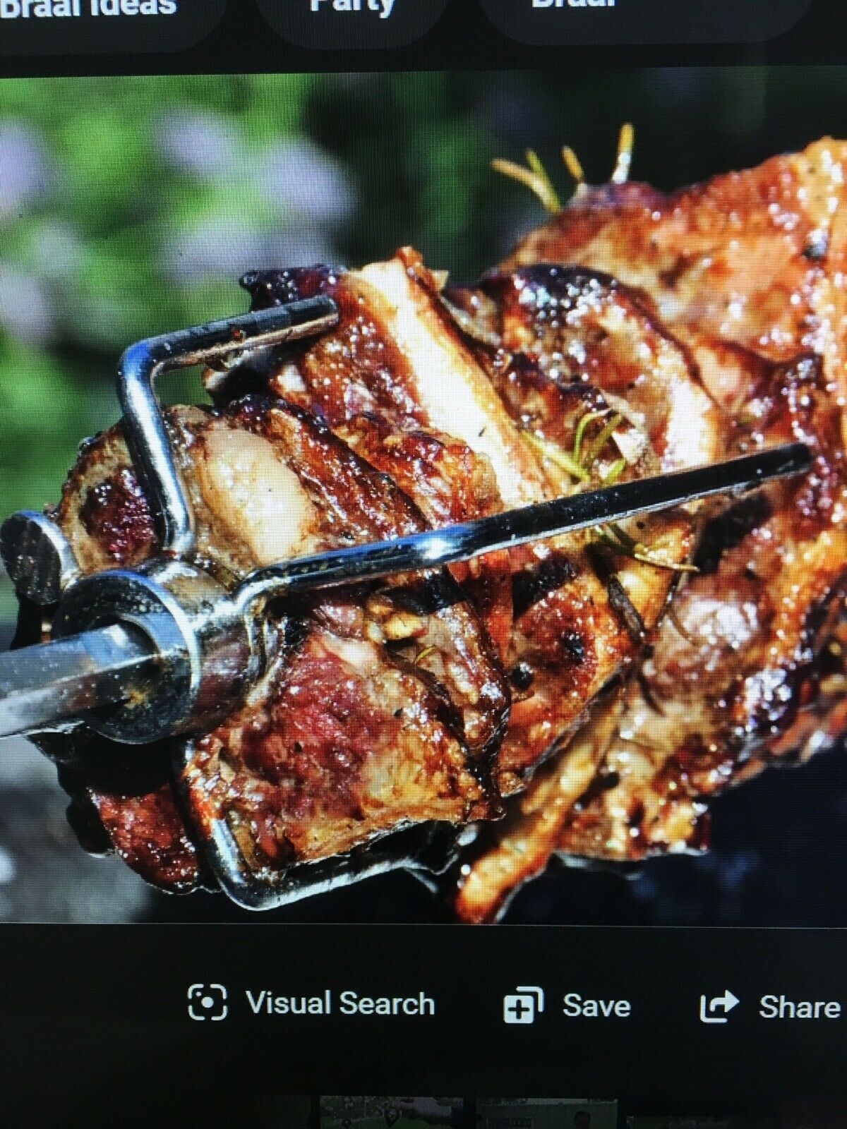 2pcs Rotisserie Spit Forks Roast Chicken Fork Kabob Skewer BBQ Spit Forks Gyro V563-C04-GYROFORKS