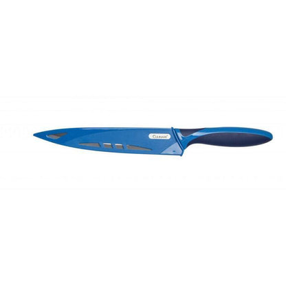 19.5cm Culinare Stainless Steel Carving Knife With Blue Blade Cover V563-C33014-CARVING