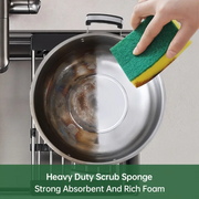 1 Pack of 3 Scourer Sponge Strong Commercial Grade Regular Duty 15x10x3cm V563-C43098-1053-1PK