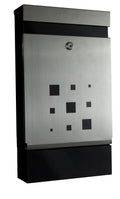 Sandleford Letter Box Caddy Stainless Steel Lockable Mailbox - Wall Mounted V563-CAD01