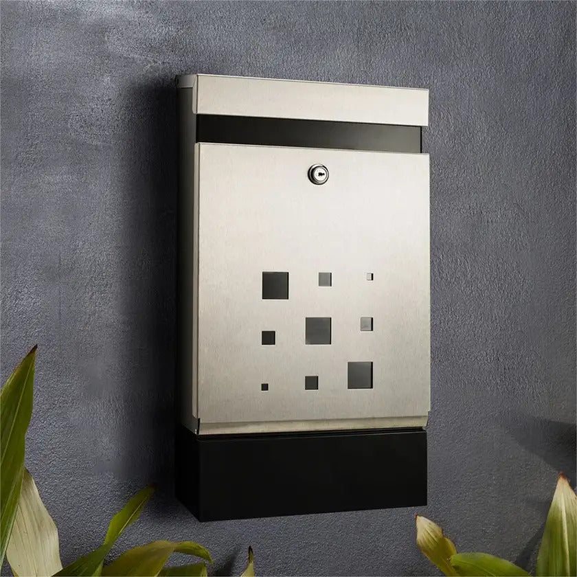 Sandleford Letter Box Caddy Stainless Steel Lockable Mailbox - Wall Mounted V563-CAD01