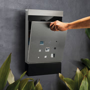 Sandleford Letter Box Caddy Stainless Steel Lockable Mailbox - Wall Mounted V563-CAD01