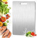 Stainless Titanium Steel Anti-Bacterial Mildew-Proof Cutting Chopping Board 23 x 34cm V563-CF482228