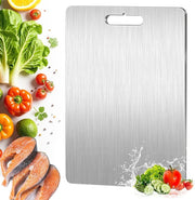 Stainless Titanium Steel Anti-Bacterial Mildew-Proof Cutting Chopping Board 23 x 34cm V563-CF482228