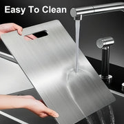 Stainless Titanium Steel Anti-Bacterial Mildew-Proof Cutting Chopping Board 23 x 34cm V563-CF482228