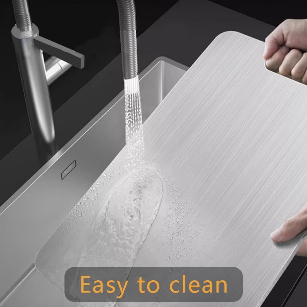 Stainless Titanium Steel Anti-Bacterial Mildew-Proof Cutting Chopping Board 23 x 34cm V563-CF482228