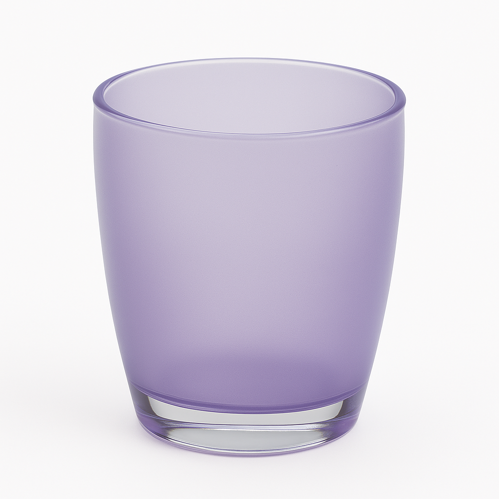 Bathroom Toothbrush Holder Caddy Storage Organizer Oval Tumbler Cup in Purple V563-CHB6629DF-PURPLE