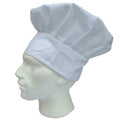 ADULT CHEFS HAT White Kitchen Cooking Baker Cap Chef Party Cotton Blend BBQ V563-CHEFSHAT-1PCS