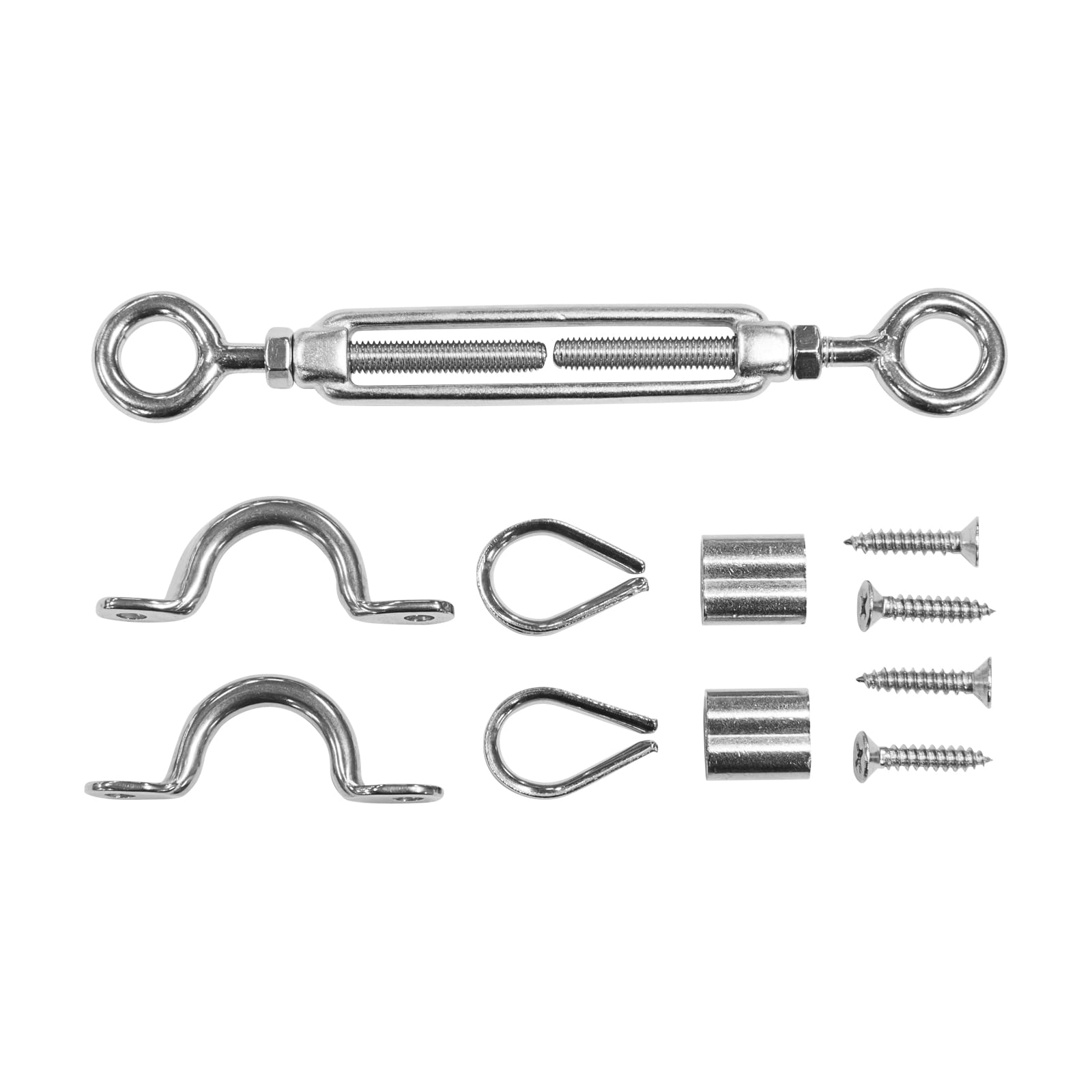 Pinnacle Hardware 316 Marine Grade Stainless Steel Eye/Eye Turnbuckle Balustrading Kit CHS032 V563-CHS032