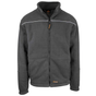 Mens Full Zip Sherpa Polar Fleece Jumper Lined Warm Winter Jacket Pullover - Black - L V563-CJ35-BLK-L