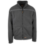Mens Full Zip Sherpa Polar Fleece Jumper Lined Warm Winter Jacket Pullover - Black - S V563-CJ35-BLK-S