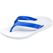 ARCHLINE Flip Flops Orthotic Thongs Arch Support Shoes Footwear - White/Blue - EUR 47 V563-CLRNC-THNGS-WH-BLU-47