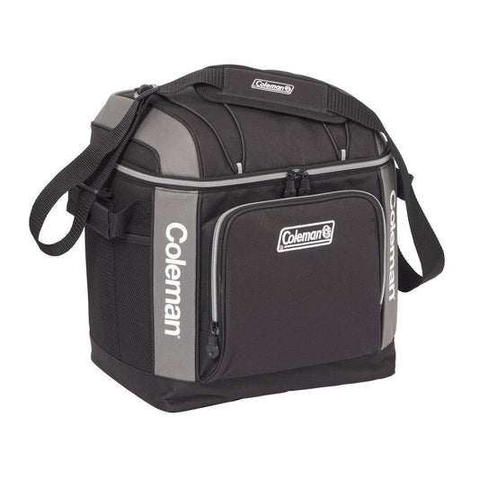 Coleman 30 Can Soft Cooler Insulated Outdoor Camping Picnic Bag in Black V563-CM2201106