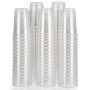 2400x 6oz (180ml) Premium Plastic Clear Cups Extra Strong PET BPA Free V563-CP291-1BOX