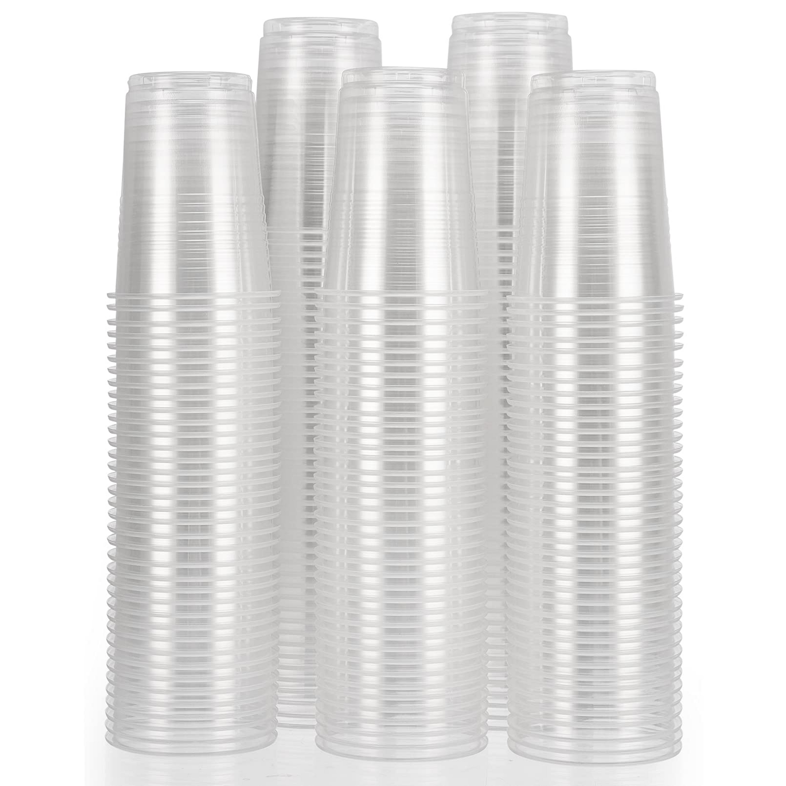 2400x 6oz (180ml) Premium Plastic Clear Cups Extra Strong PET BPA Free V563-CP291-1BOX