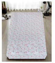 Queen Luxury 100% Cotton Flannelette Fitted Bed Sheet Xmas Flannel - Christmas V563-D012-QUEEN