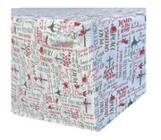 Queen Luxury 100% Cotton Flannelette Fitted Bed Sheet Xmas Flannel - Christmas V563-D012-QUEEN
