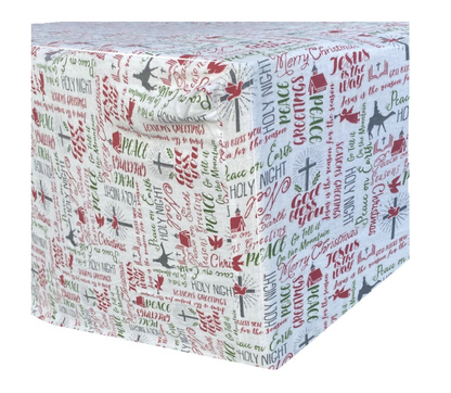 Queen Luxury 100% Cotton Flannelette Fitted Bed Sheet Xmas Flannel - Christmas V563-D012-QUEEN