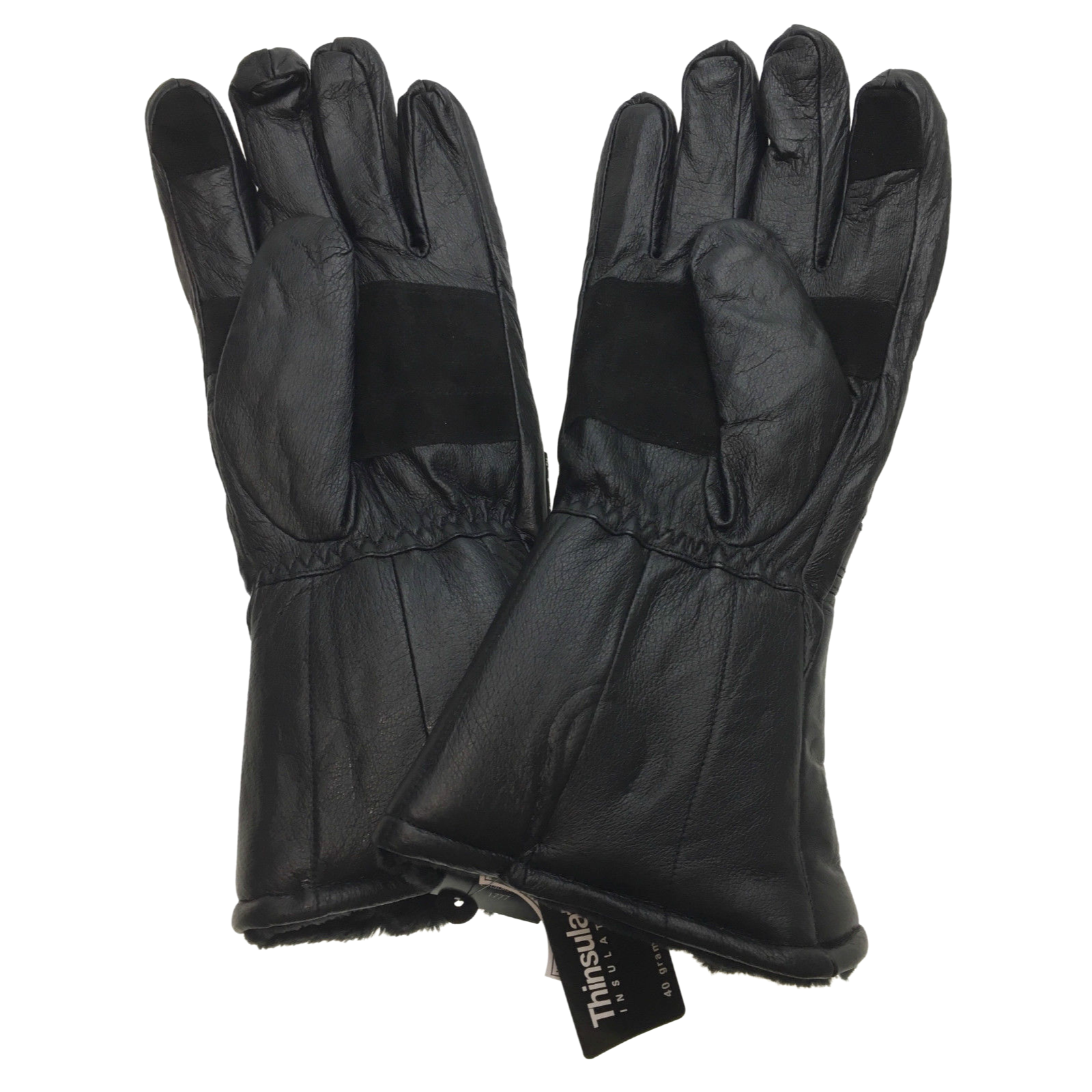 3M Winter Motorbike Bike Waterproof Gloves Leather Motor Bicycle Motorcycle - Black - L V563-DENTS-75-0014-BLK-L