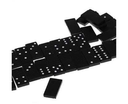 Domino Set Wooden Box Kids Children Traditional Toy 28 Dominoes V563-DOMINO