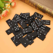 Domino Set Wooden Box Kids Children Traditional Toy 28 Dominoes V563-DOMINO