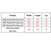 Enviro Recycled Courier Satchels Poly Mailer Bag Accredited Self Sealing Shipping - 5kg (510x435x50mm) - 250pcs