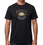 Adult Australia Kangaroo T Shirt Australia Day Souvenir Tee Top 100% Cotton - Black - XS V563-ET15-BLK-XS