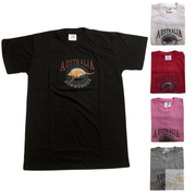 Adult Australia Kangaroo T Shirt Australia Day Souvenir Tee Top 100% Cotton - Grey - M V563-ET15-GRY-M