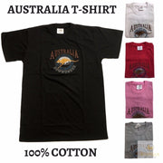 Adult Australia Kangaroo T Shirt Australia Day Souvenir Tee Top 100% Cotton - Grey - M V563-ET15-GRY-M