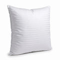 100% Cotton European Pillowcase 400 Thread Count Hotel Quality - Striped White (65x65cm V563-EURO-PLW-CASE-1PCS