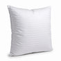 100% Cotton European Pillowcase 400 Thread Count Hotel Quality - Striped White (65x65cm V563-EURO-PLW-CASE-1PCS