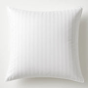 100% Cotton European Pillowcase 400 Thread Count Hotel Quality - Striped White (65x65cm V563-EURO-PLW-CASE-1PCS