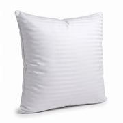 2x 100% Cotton European Pillowcase 400 Thread Count Hotel Quality - Striped White (65x65cm) V563-EURO-PLW-CASE-2PCS
