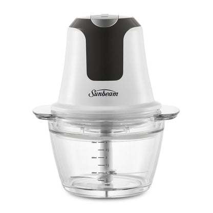 Sunbeam Mini Glass MultiChopper Food Processor - White V563-FCP1000WH