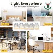 CarolCraft Christmas LED Acrylic USB Lamp Set of 5 Decoration Ornament Xmas Gift V563-FES-001-TAB-SET