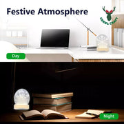 CarolCraft Christmas LED Acrylic USB Lamp Set of 5 Decoration Ornament Xmas Gift V563-FES-001-TAB-SET
