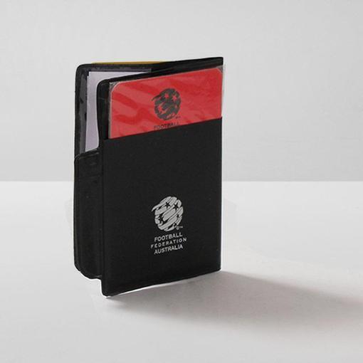 FFA Soccer Referee Cards Wallet Football Australia Endorsed Yellow Red Umpire V563-FFAC-1803