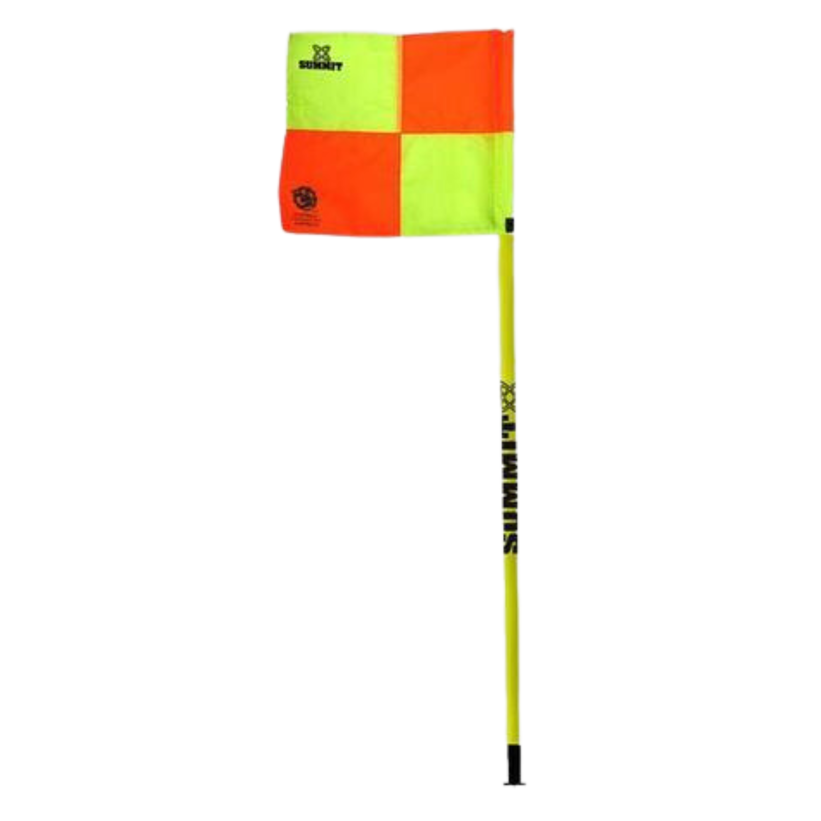 Soccer Corner Flag 150cm x 2.5cm FFA Approved Football - Pack of 4 w Removable Spike V563-FFAC1800