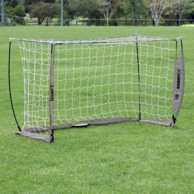 Summit FFA Endorsed 2m x 1m FUTSAL Bownet Goal Fast Net Pop Up V563-FFBO1801