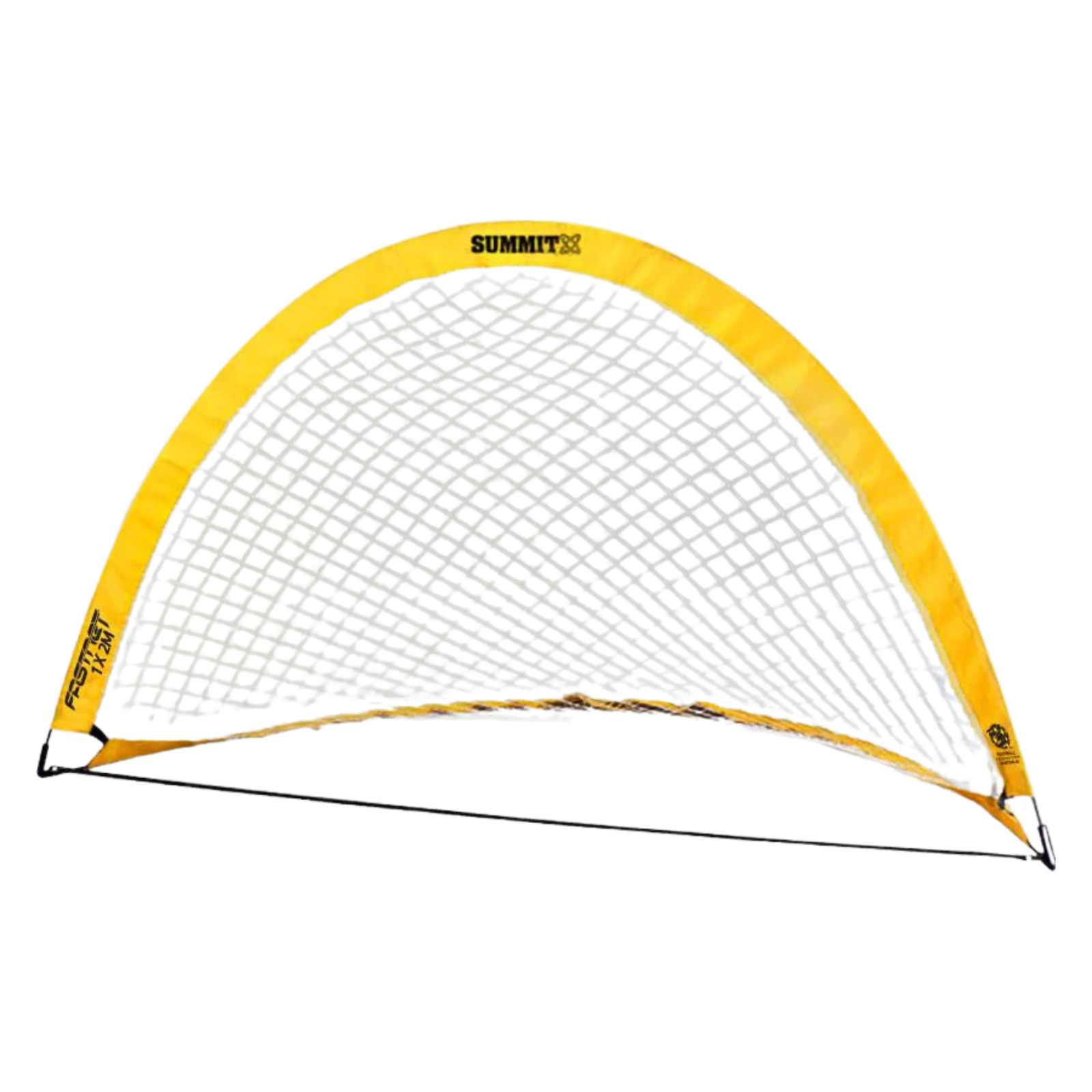 2x Summit Pop Up Teardrop Advance FFA Half Dome Training Football Soccer Goal 2mx1m V563-FFGL1800-2PCS