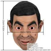 Rowan Atkinson Mask Costume Party Celebrity Rubber Latex Mask Halloween Mr. Bean V563-FH217157