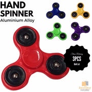 3pcs Fidget Hand Finger Spinner Focus Stress Reliever Toys For Kids Adults V563-FIDGETSPINNER-3PCS